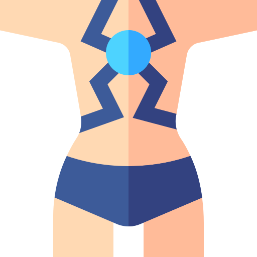 신체 Basic Straight Flat icon