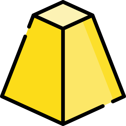 trapecio Special Lineal color icono