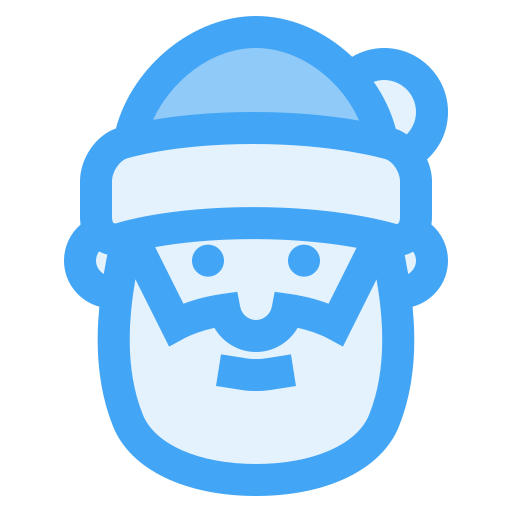 weihnachtsmann Generic Blue icon