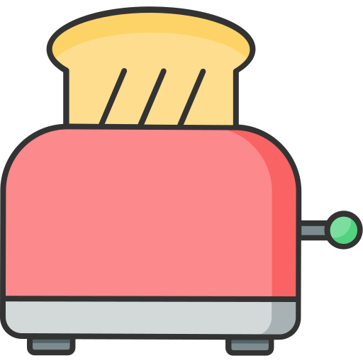 tostadora Generic Outline Color icono