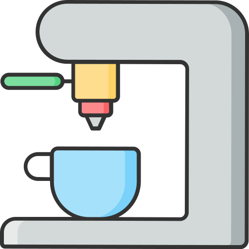 커피 머신 Generic Outline Color icon
