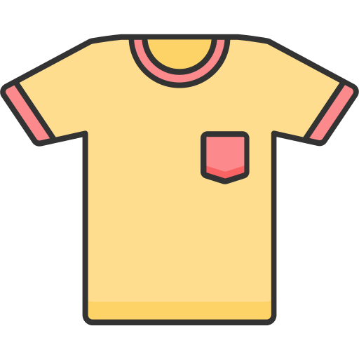 koszula z okrągłym dekoltem Generic Outline Color ikona