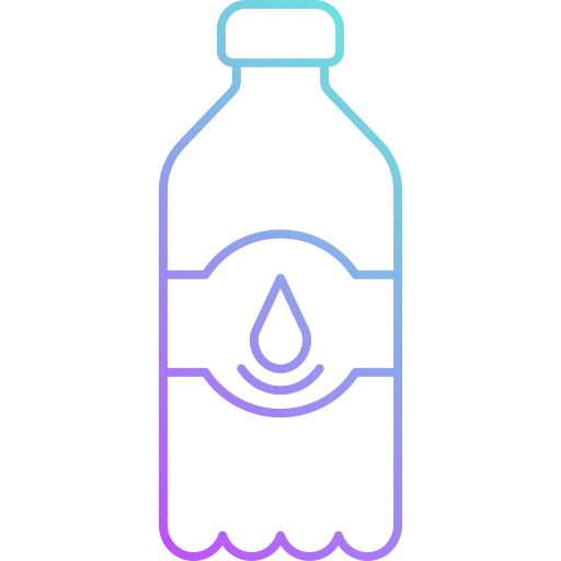 woda mineralna Generic Gradient ikona
