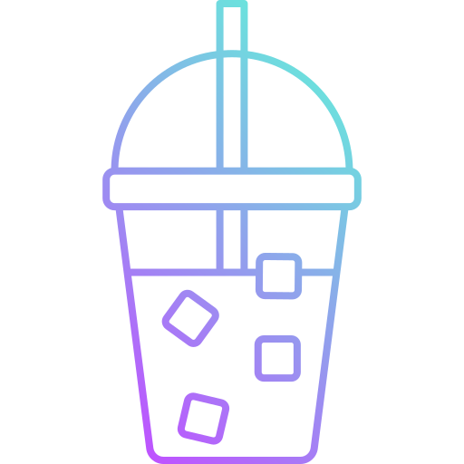 Iced coffee Generic Gradient icon