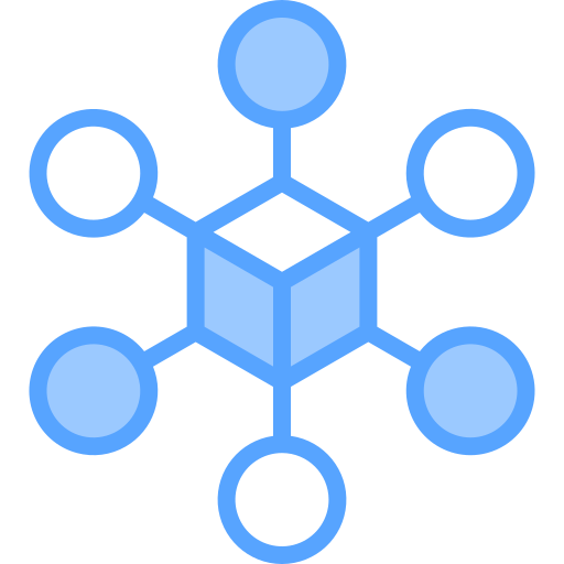 réseau Generic Blue Icône