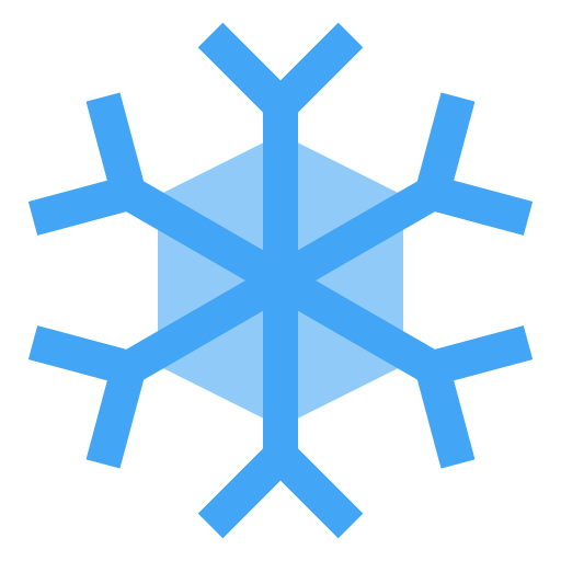 schneeflocke Generic Blue icon