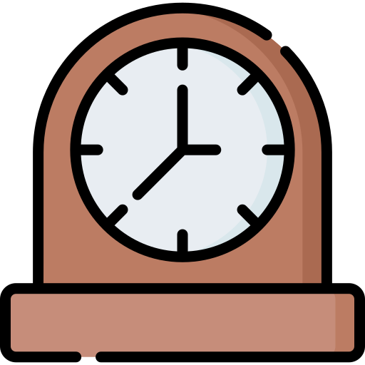 Table clock Special Lineal color icon