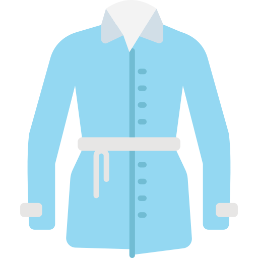 długi płaszcz Generic Flat ikona