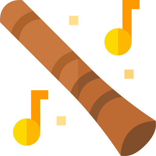 didgeridoo Basic Straight Flat icono