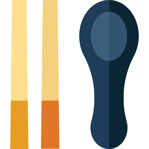 Chopsticks Basic Straight Flat icon