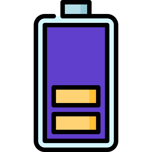 pół baterii Special Lineal color ikona