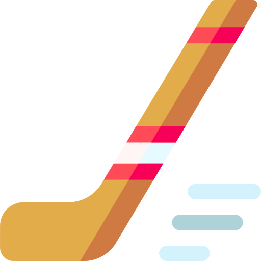 Хоккей на льду Basic Rounded Flat иконка
