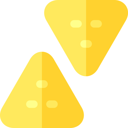 nachos Basic Rounded Flat Icône