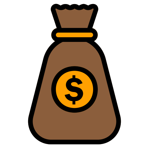 Money bag Generic Outline Color icon