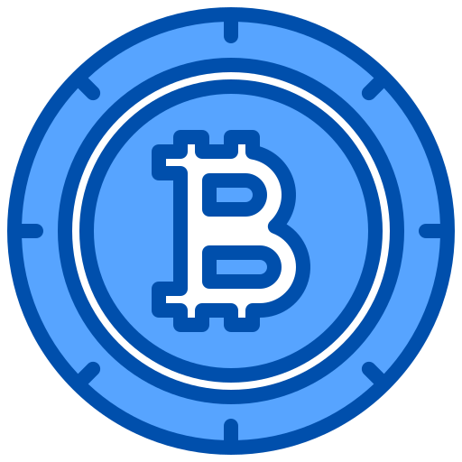 bitcoin xnimrodx Blue Ícone