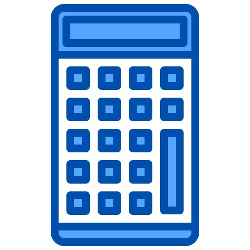 Calculator xnimrodx Blue icon