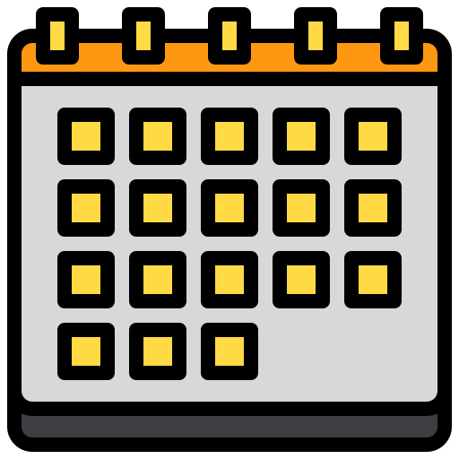 Calendar xnimrodx Lineal Color icon