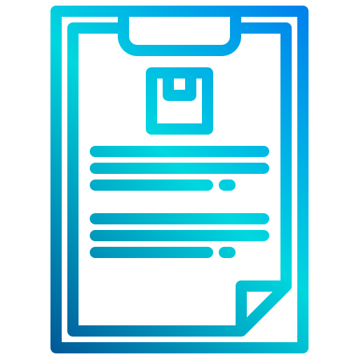 クリップボード xnimrodx Lineal Gradient icon