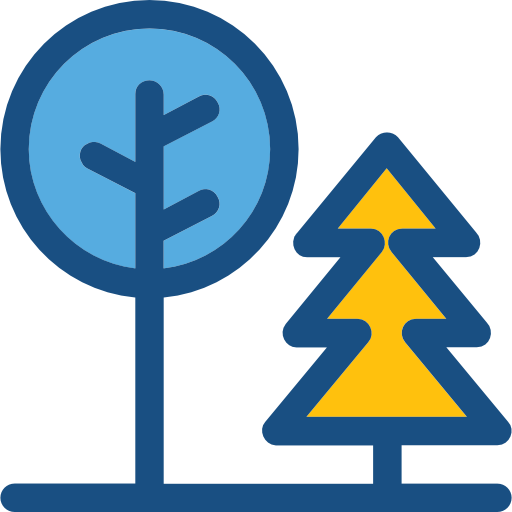 公園 Prosymbols Duotone icon