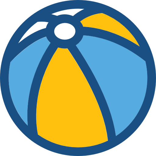 Beach ball Prosymbols Duotone icon