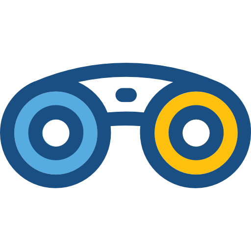 prismáticos Prosymbols Duotone icono