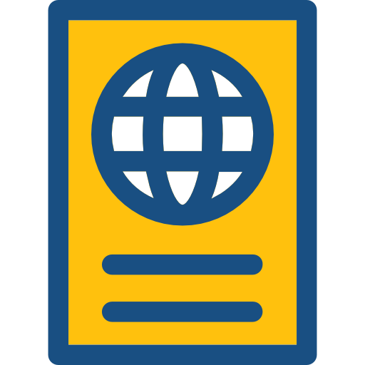 pasaporte Prosymbols Duotone icono