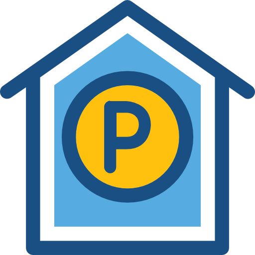 estacionamiento Prosymbols Duotone icono