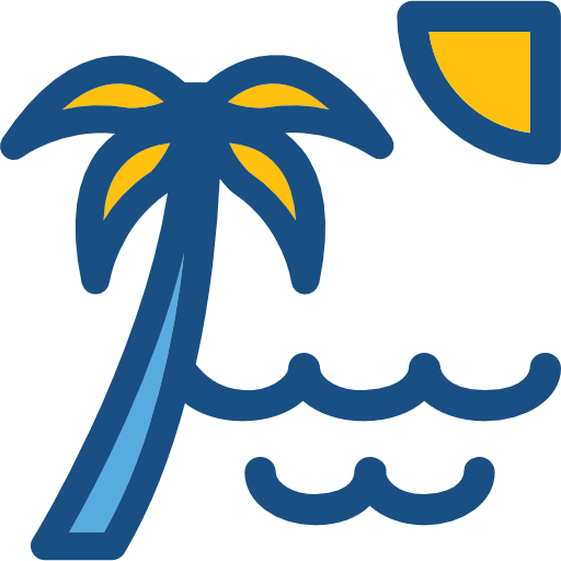playa Prosymbols Duotone icono