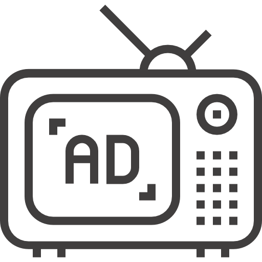 televisione Maxim Flat Lineal icona