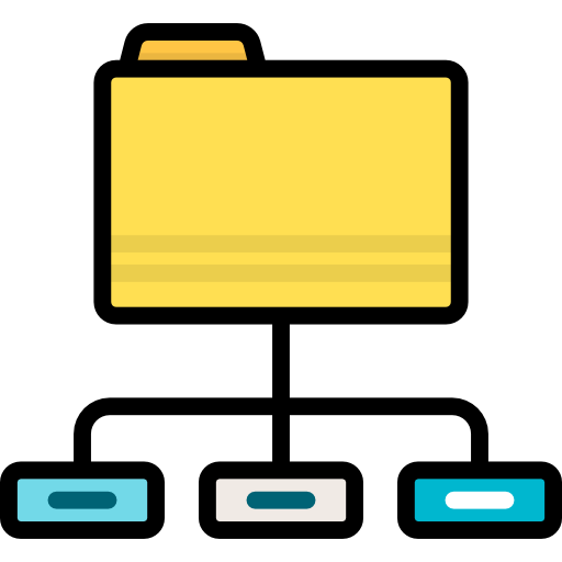 Document Special Lineal color icon