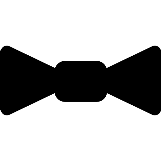 gravata-borboleta Basic Rounded Filled Ícone