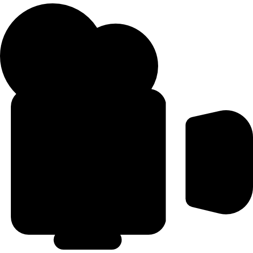 Video camera Basic Rounded Filled icon