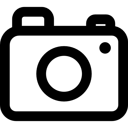 fotoapparat Basic Rounded Lineal icon