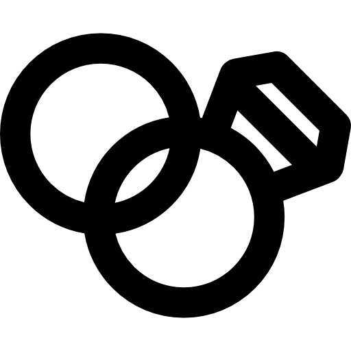 結婚指輪 Basic Rounded Lineal icon