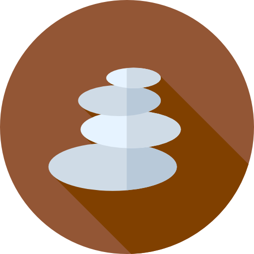steine Flat Circular Flat icon