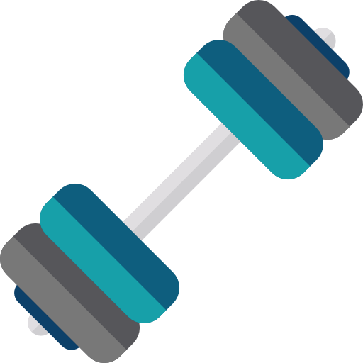 Dumbbell Basic Rounded Flat icon