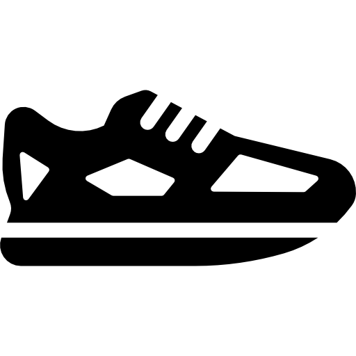 Running shoes Basic Rounded Filled icon