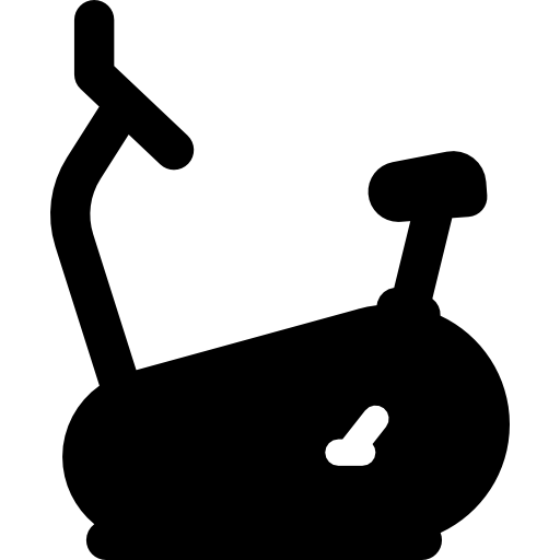 rower stacjonarny Basic Rounded Filled ikona