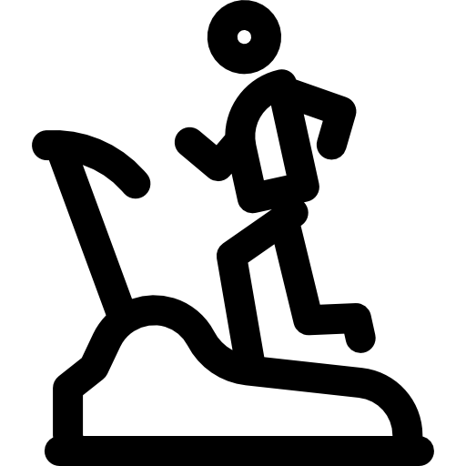 Treadmill Basic Rounded Lineal icon