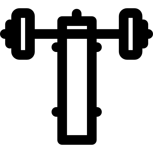 Bench press Basic Rounded Lineal icon