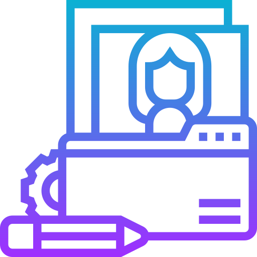 Portfolio Meticulous Gradient icon