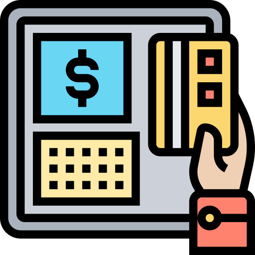 geldautomat Meticulous Lineal Color icon