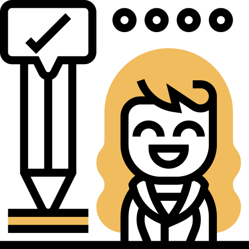 候補者 Meticulous Yellow shadow icon