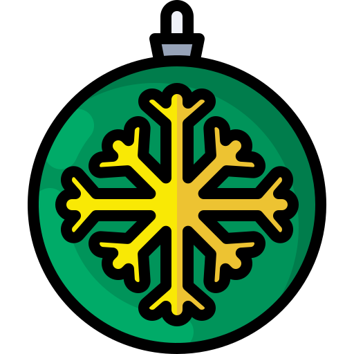 pelota de navidad Justicon Lineal Color icono