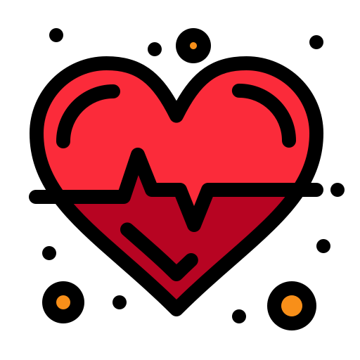 cuore Flatart Icons Lineal Color icona