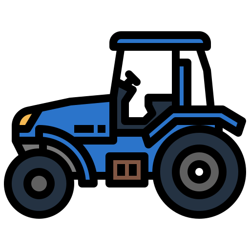 Tractor Generic Outline Color icon