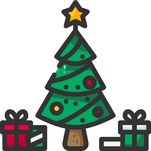 Christmas tree Generic Outline Color icon