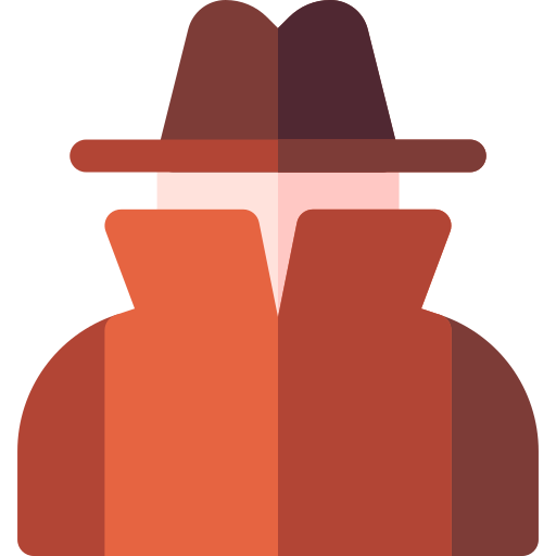 detective Basic Rounded Flat icono
