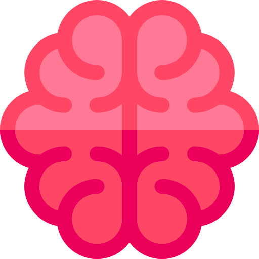 cerebro Basic Rounded Flat icono