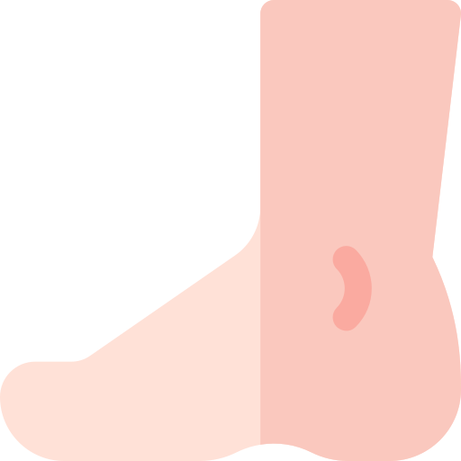 Нога Basic Rounded Flat иконка